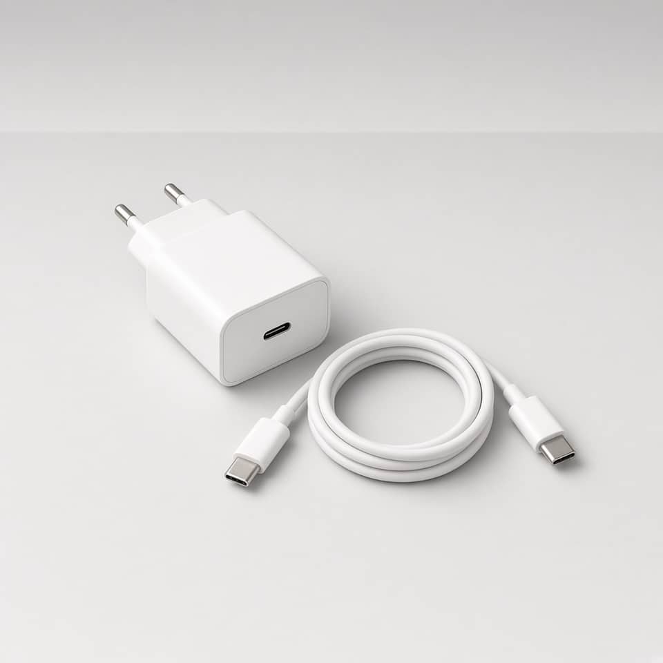 25W Fast Charger + USB-C Cable