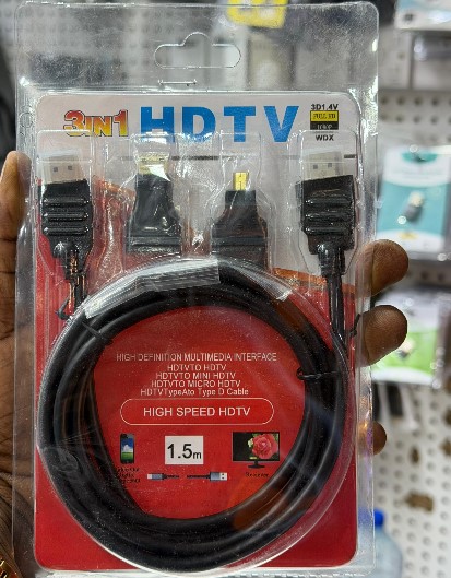 3 In 1 HDMI Cable